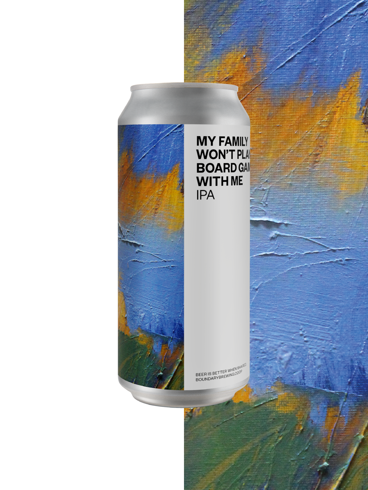 MY FAMILY WON'T PLAY BOARD GAMES WITH ME IPA (4-pack) 6%