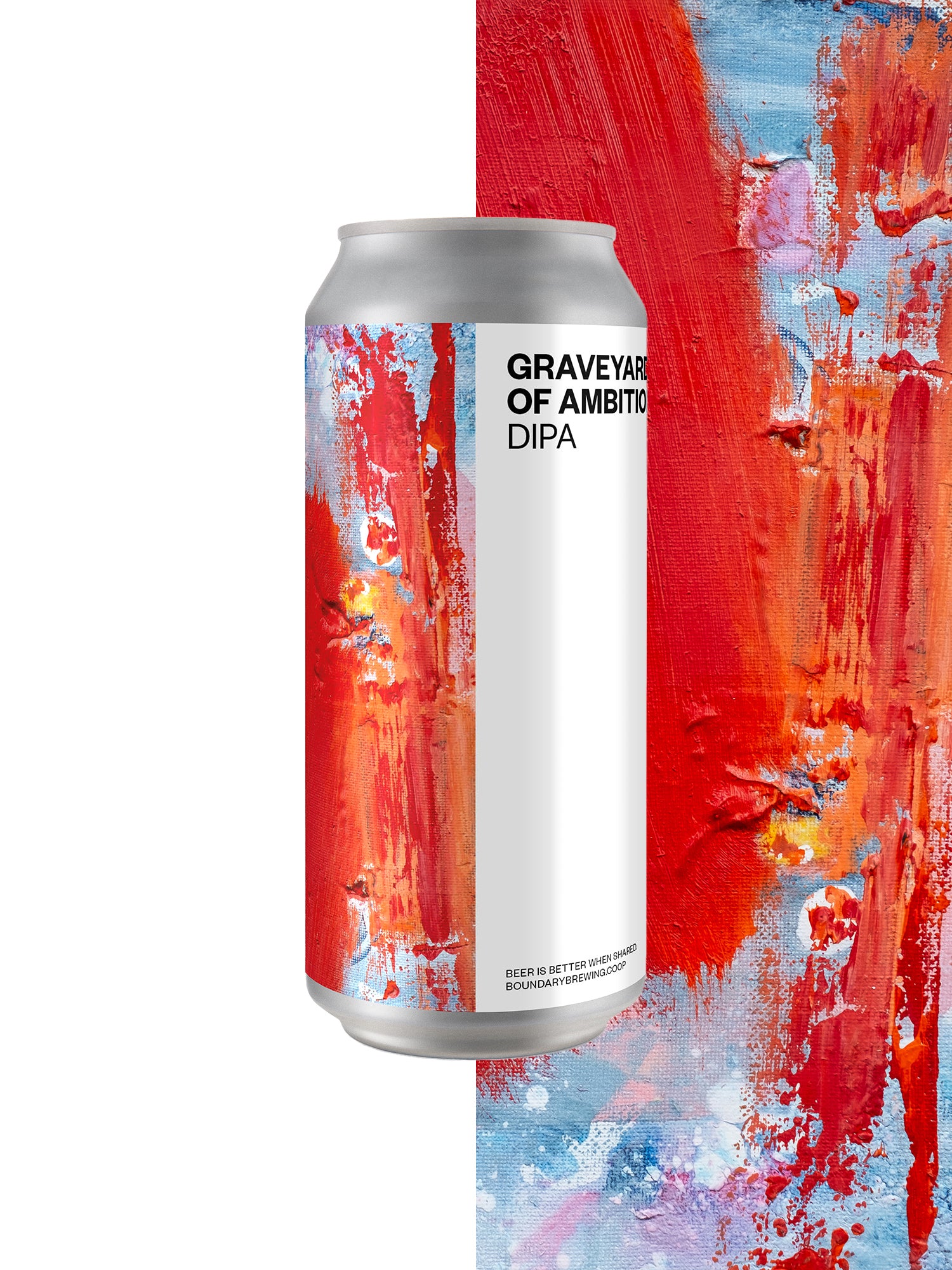 Boundary GRAVEYARD OF AMBITION DIPA (4-pack) 8.4% - Boundary Brewing