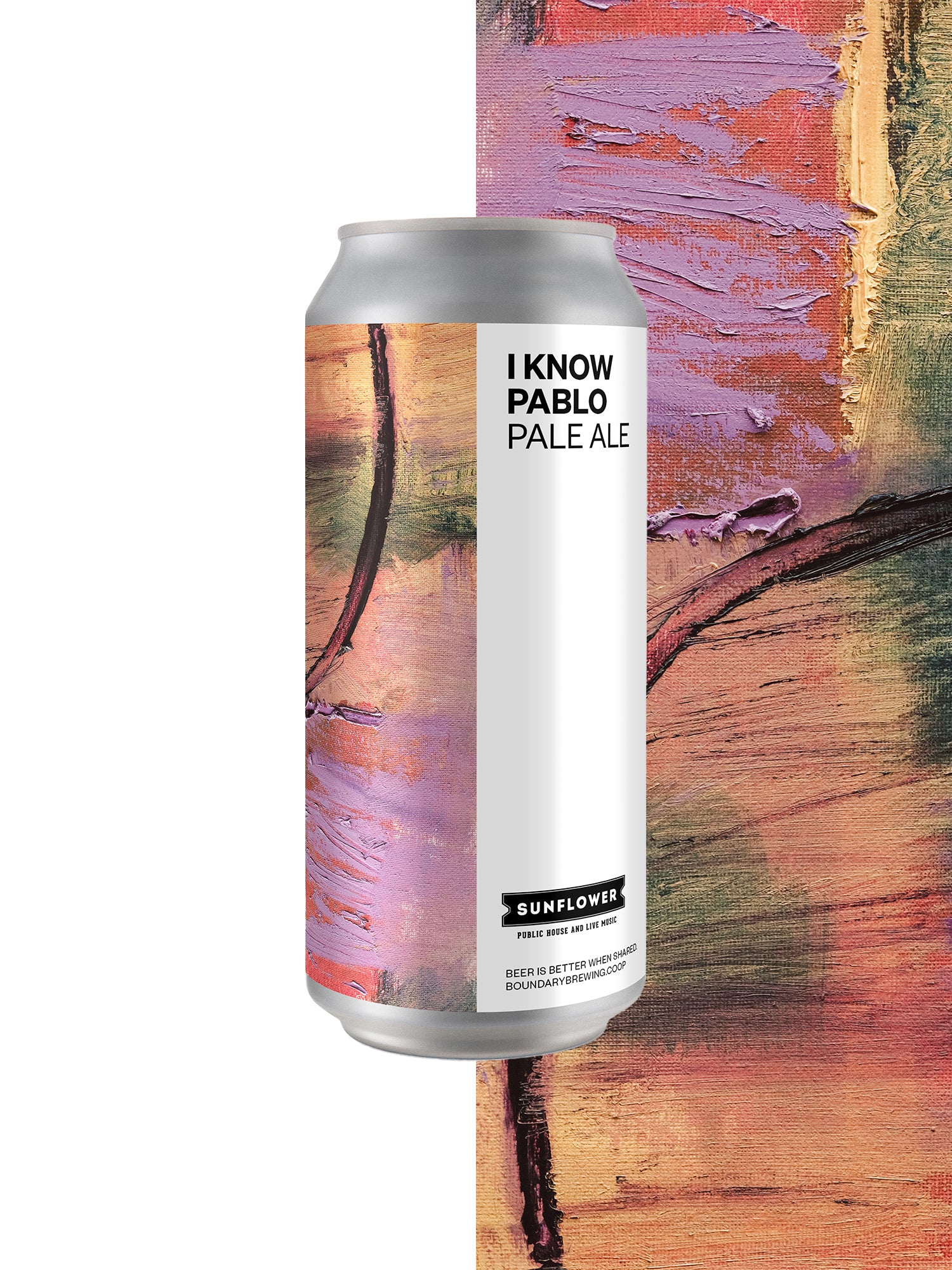 Boundary I KNOW PABLO Pale Ale (4-pack) 4.5% Boundary I KNOW PABLO Pale Ale (4-pack) 4.5%